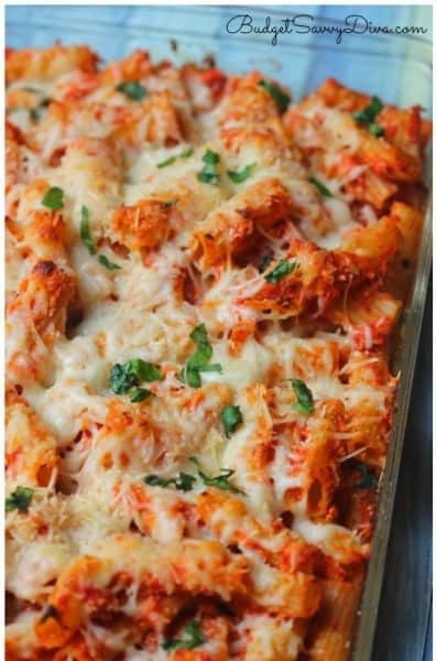 chicken-Parm baked pasta