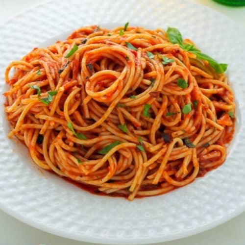 simple spaghetti fra diavolo