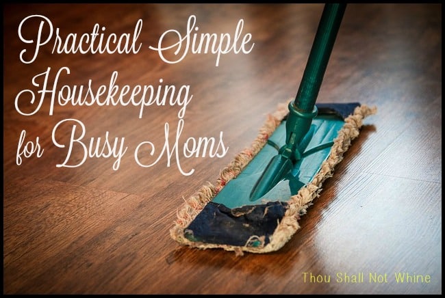 Simple Housekeeping for Busy Moms