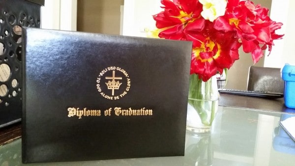 diploma cover