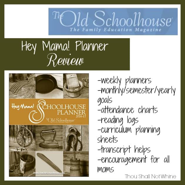 Schoolhouse Planner Review