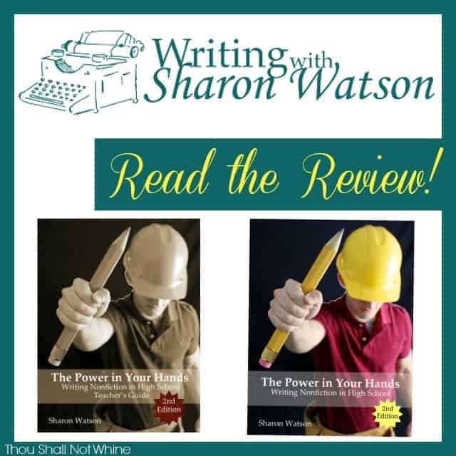 Writing with Sharon Watson Review