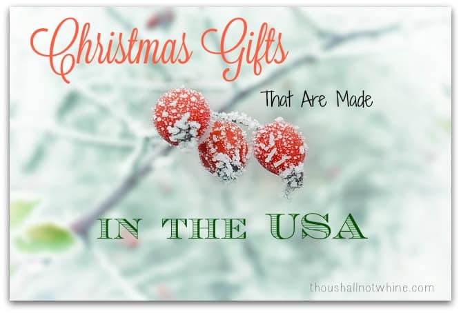 Christmas Gifts That Are Made In The USA