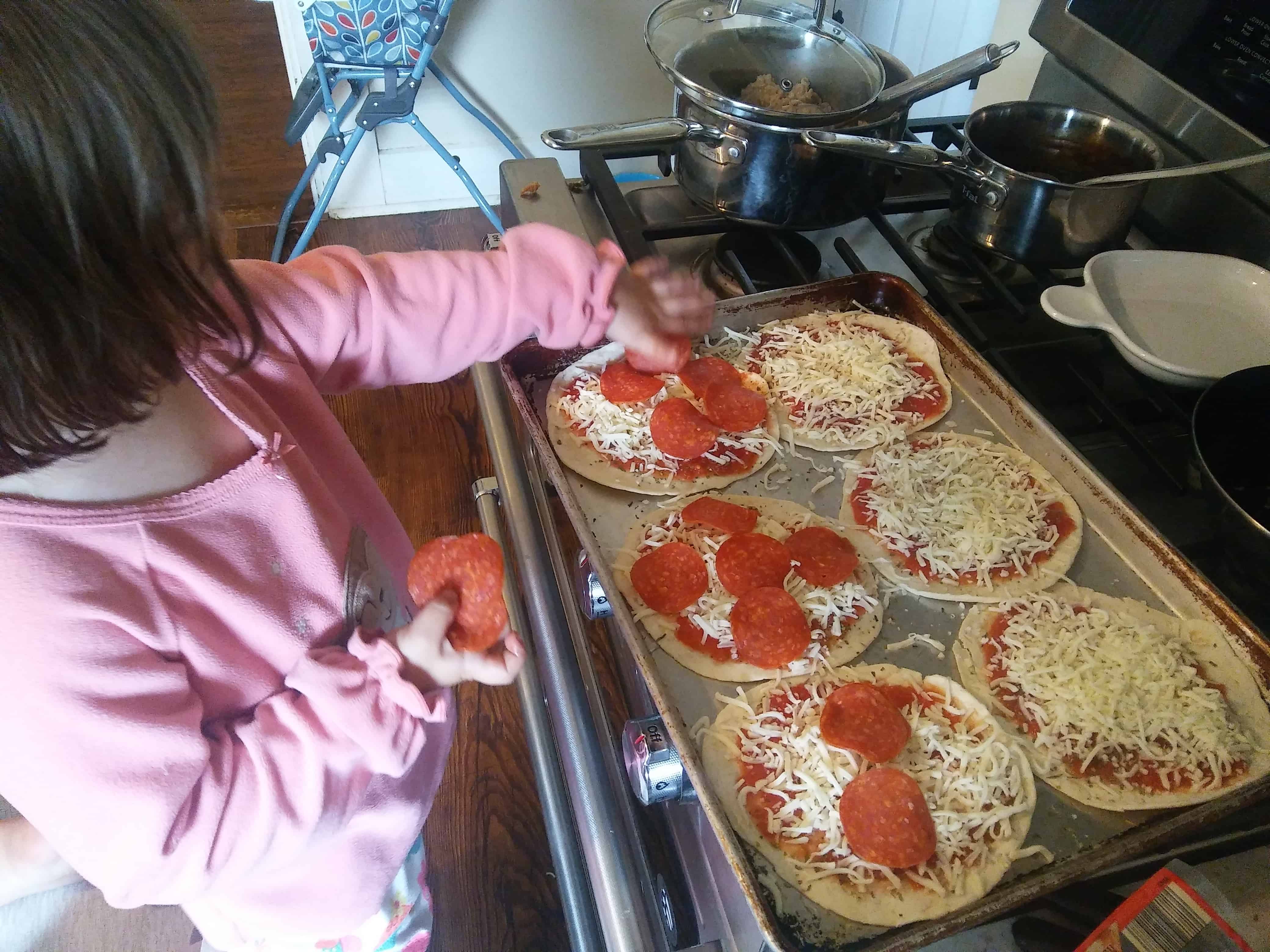 tortilla pizzas