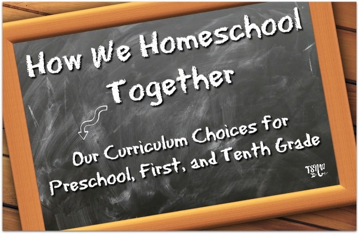 How we homeschool together - 2018 Curriculum Choices 700x456