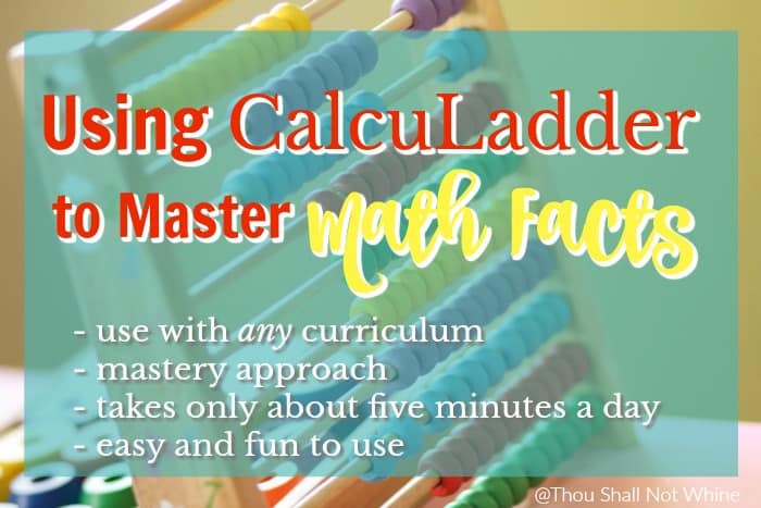 CalcuLadder consists of a carefully-designed sequence of 96 one-page drills, divided into six one-year units spanning 16 drills each. Although the units are named CalcuLadder 1 through CalcuLadder 6, any unit may be used as needed at any grade level along with any math curriculum. Homeschool Math | Math Supplements | Math Mastery