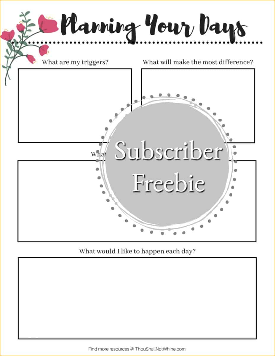 Planning Your Ideal Day Freebie