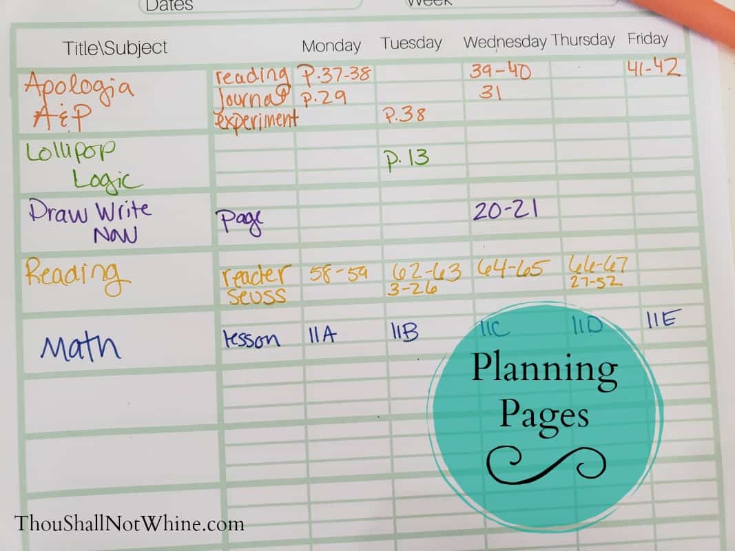 How to make lesson plans ThouShallNotWhine.com