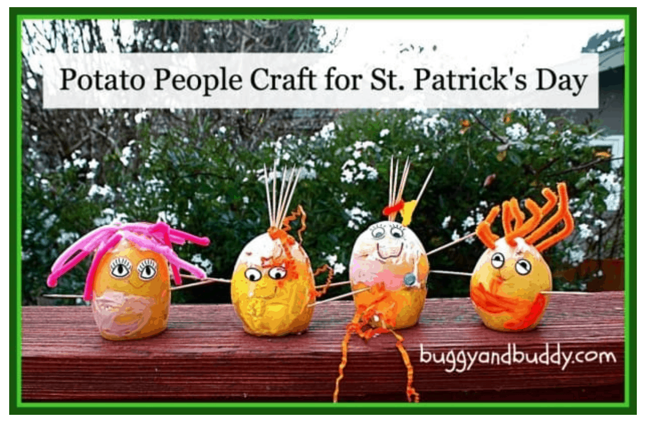 St. Patrick's Day Crafts for Kids ThouShallNotWhine.com